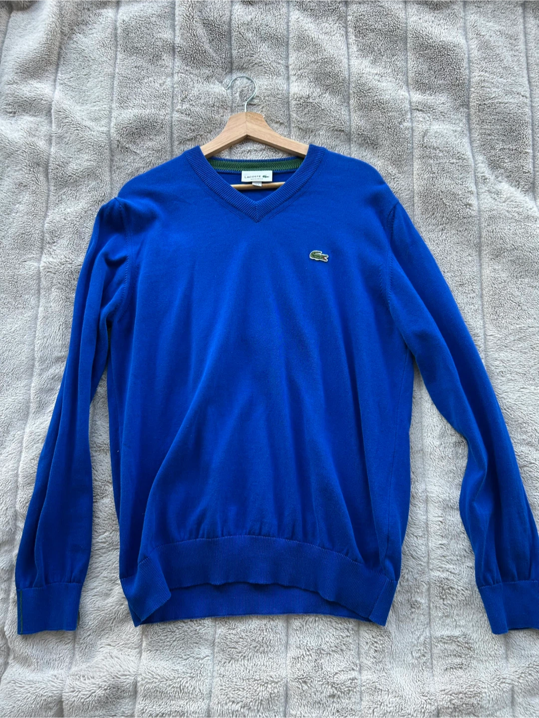 Lacoste V-Neck Sweater - Blue