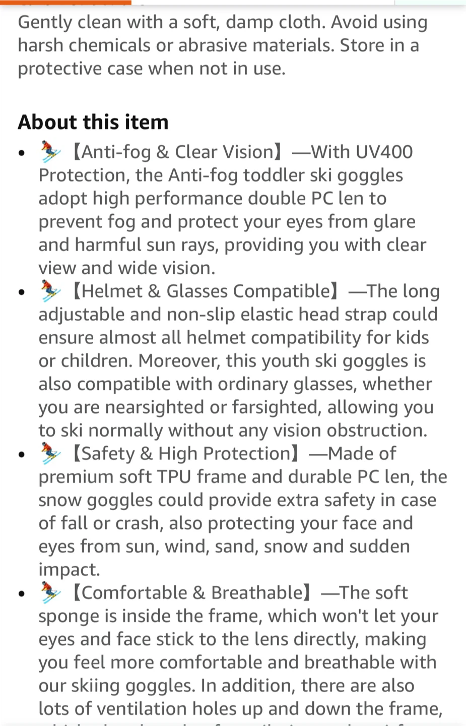 Youth Ski Goggles - Anti-fog, UV400 Protection - photo 2