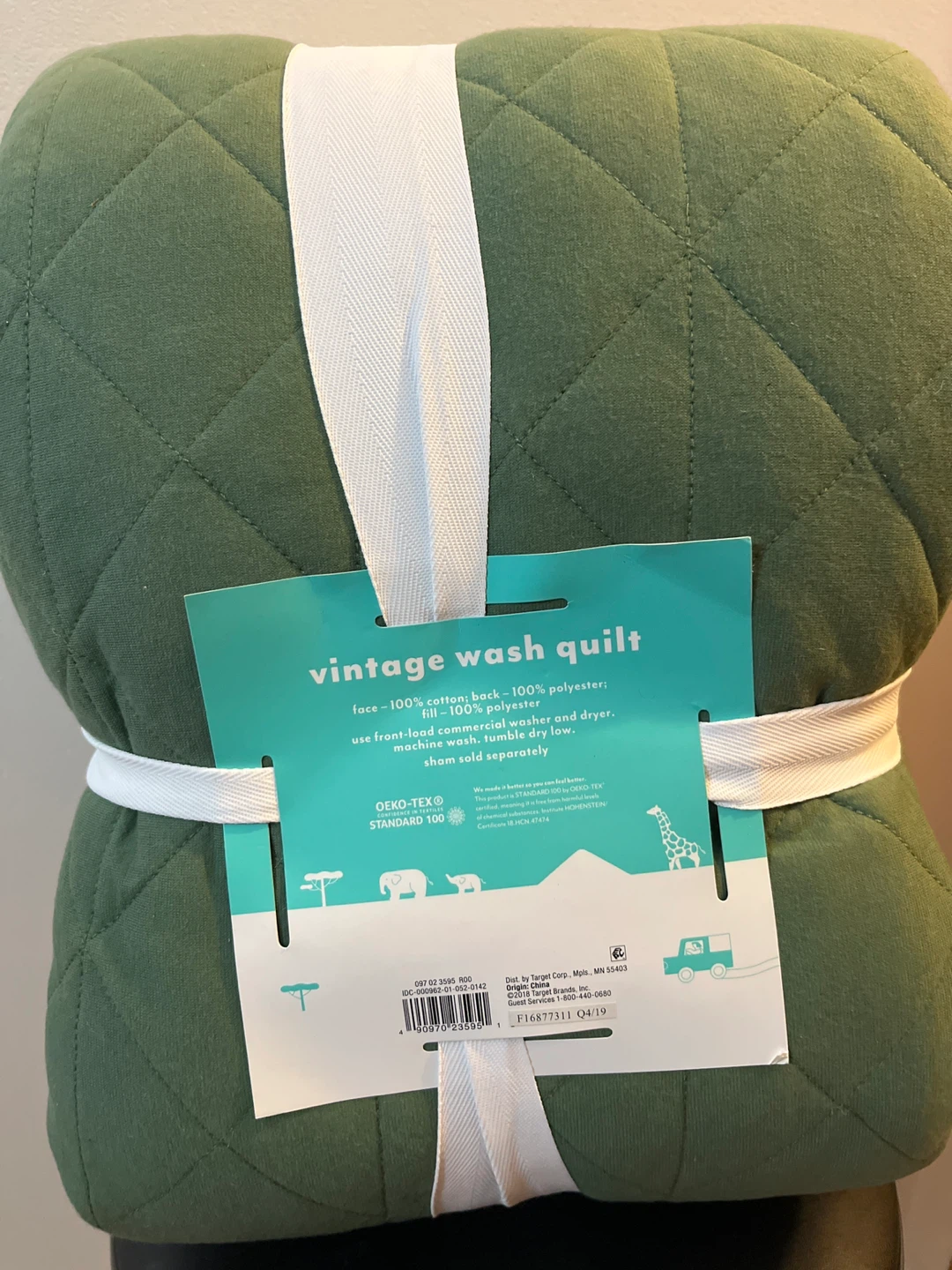 Pillowfort Vintage Wash Quilt Full/Queen - Green - photo 2