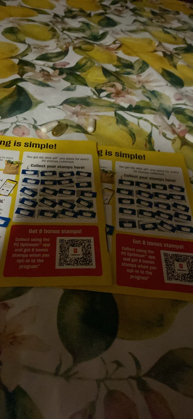 2 PC Optimum Stamp Collector Cards