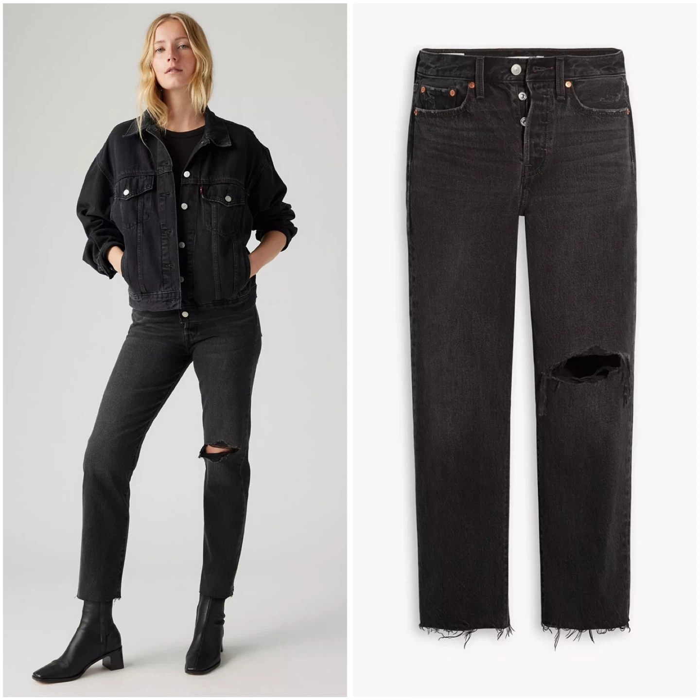 Levi’s Wedgie Straight Ankle Jeans - photo 3