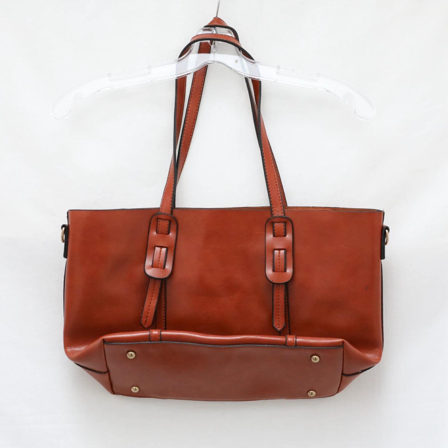 Women Brown Tote Business Casual Handbag - photo 3