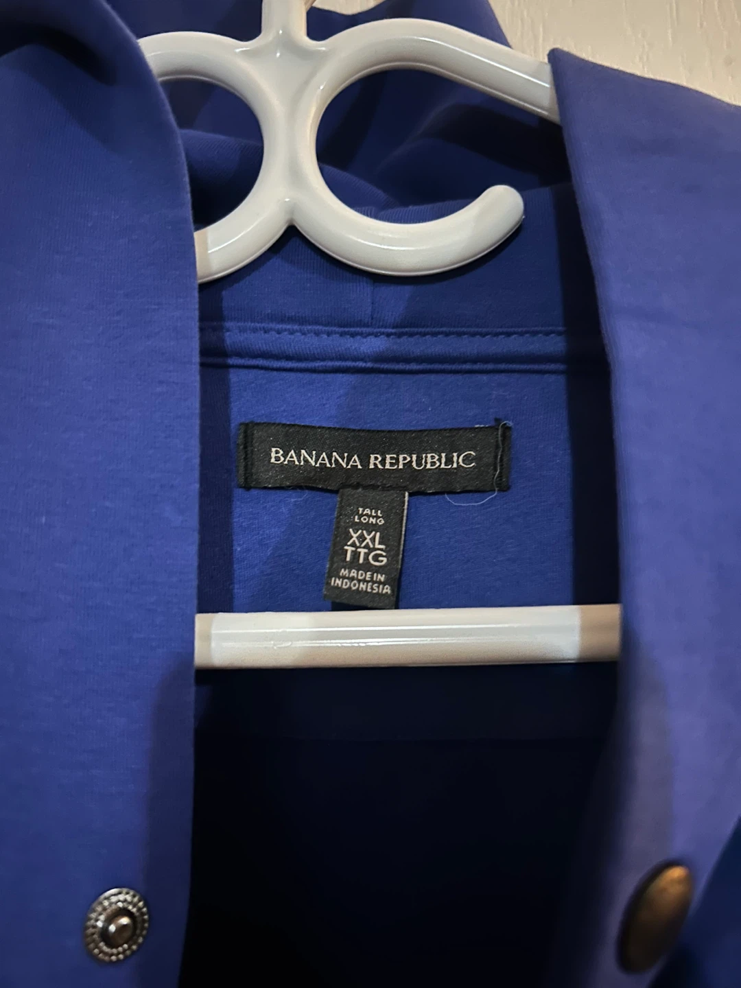 NEW Banana Republic Blue Hoodie - XXL Tall - photo 3