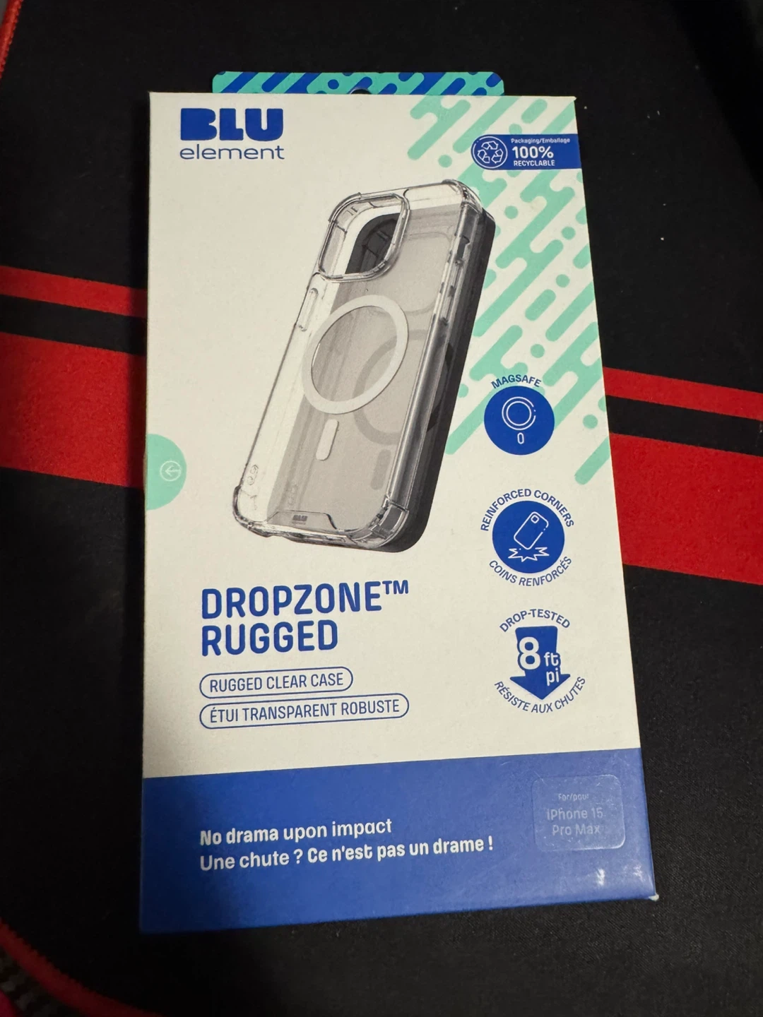 Blu Element Dropzone Rugged Clear Case for iPhone 15 Pro Max