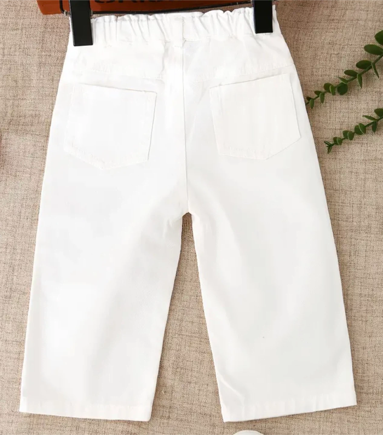 White Culotte Pants - Girls - photo 2