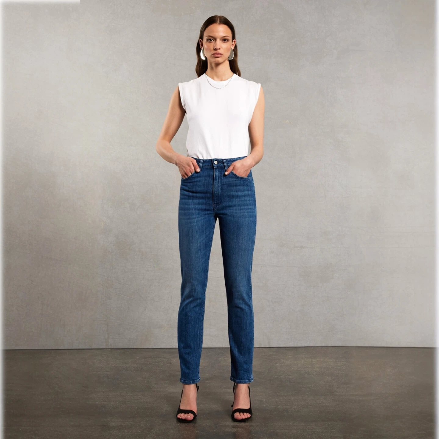 3x1 Nobu Skinny Jeans in Medium Wash - photo 2