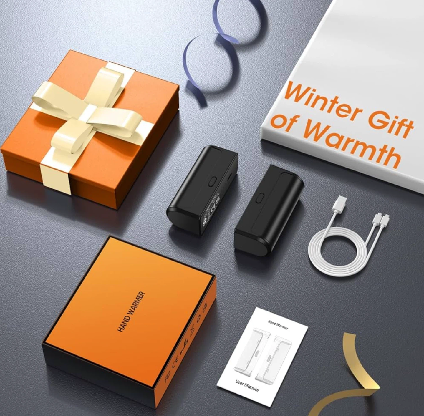 Rechargeable Hand Warmer - 6000mAh Long-Lasting Capacity