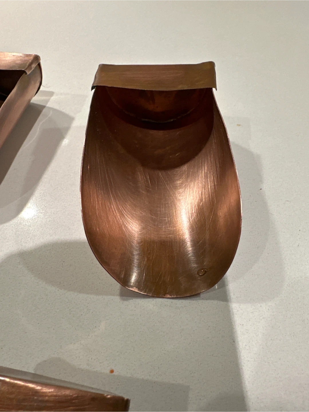 Set of 4 Copper Scoops - photo 2