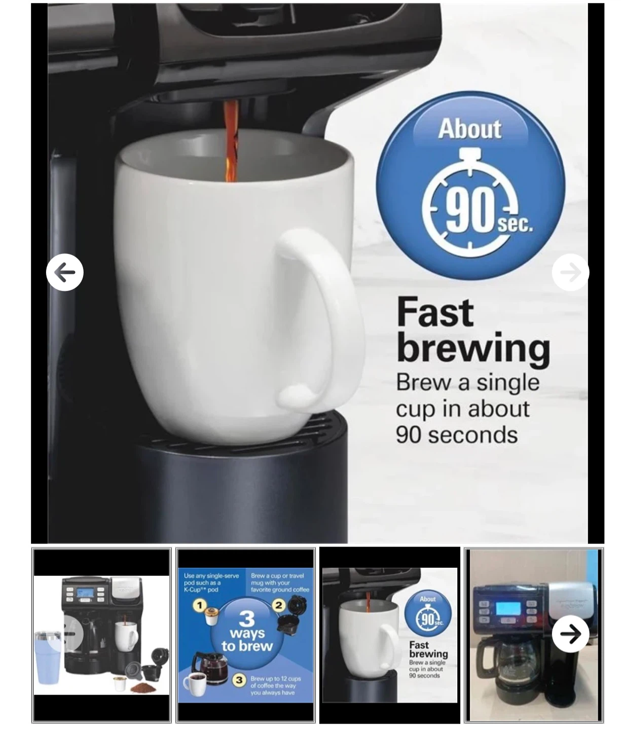 Hamilton Beach FlexBrew Coffee Maker - photo 3