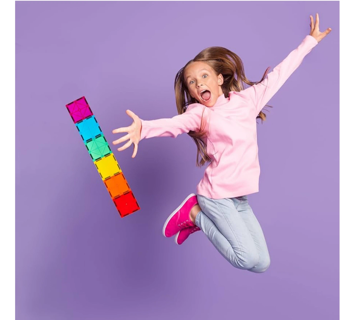 Gemmcc Magnetic Tiles Building Blocks Set - 100 Pieces - photo 4
