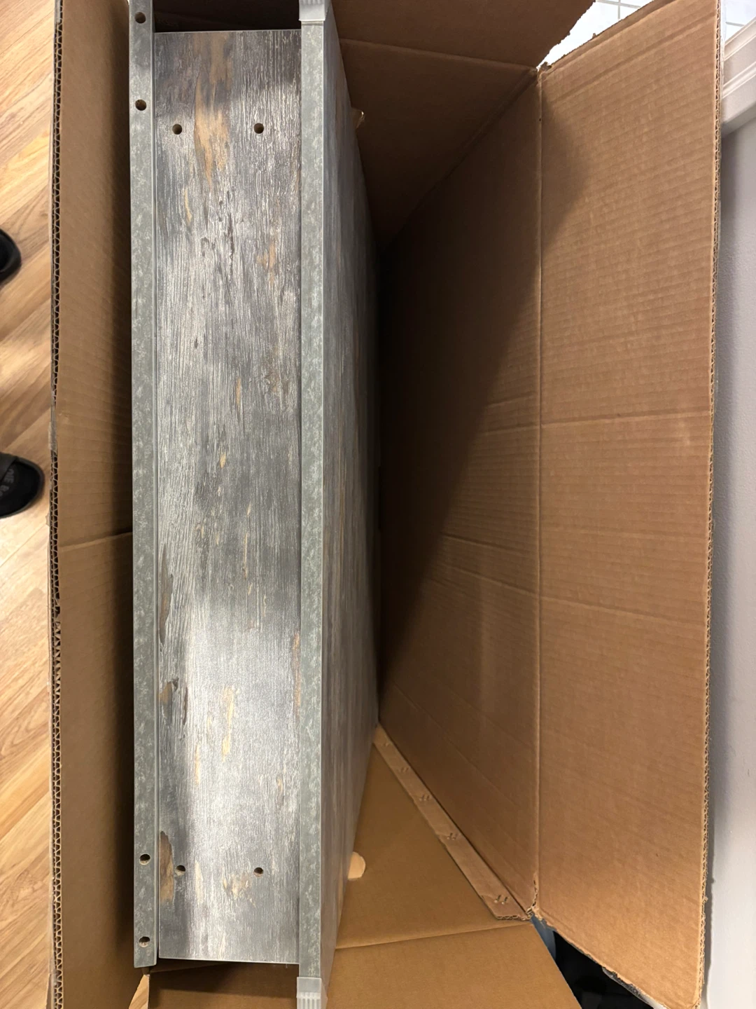 Square Wood Grain Coffee Table 31.5" x 31.5" - photo 4