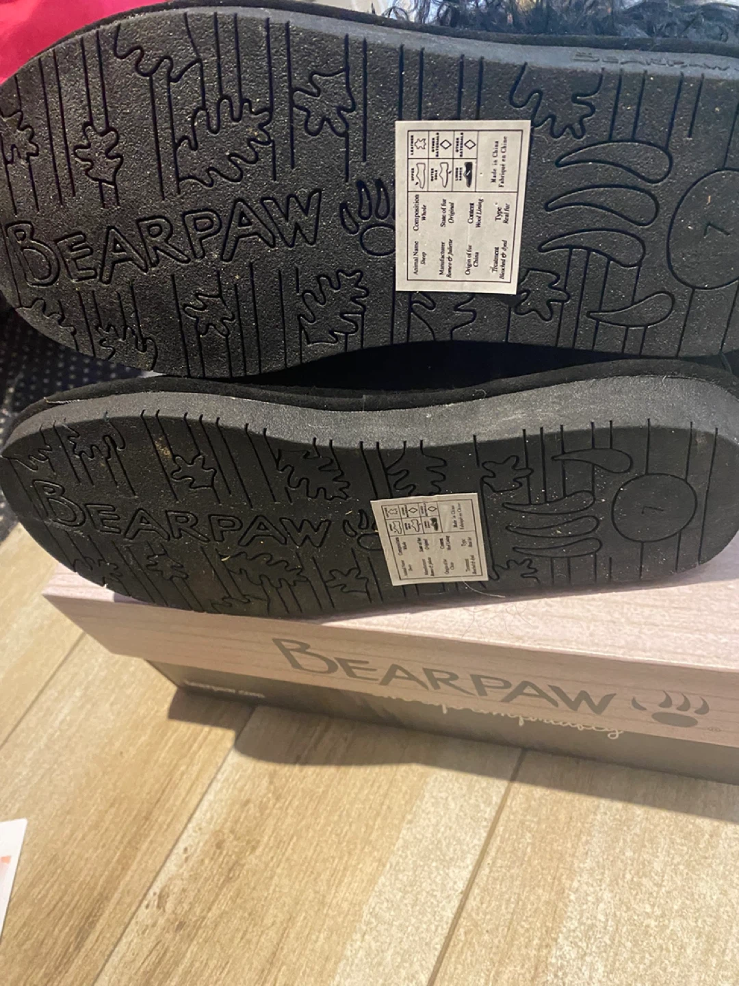 *NEW* Bearpaw Black Suede & Fur Boots - photo 2