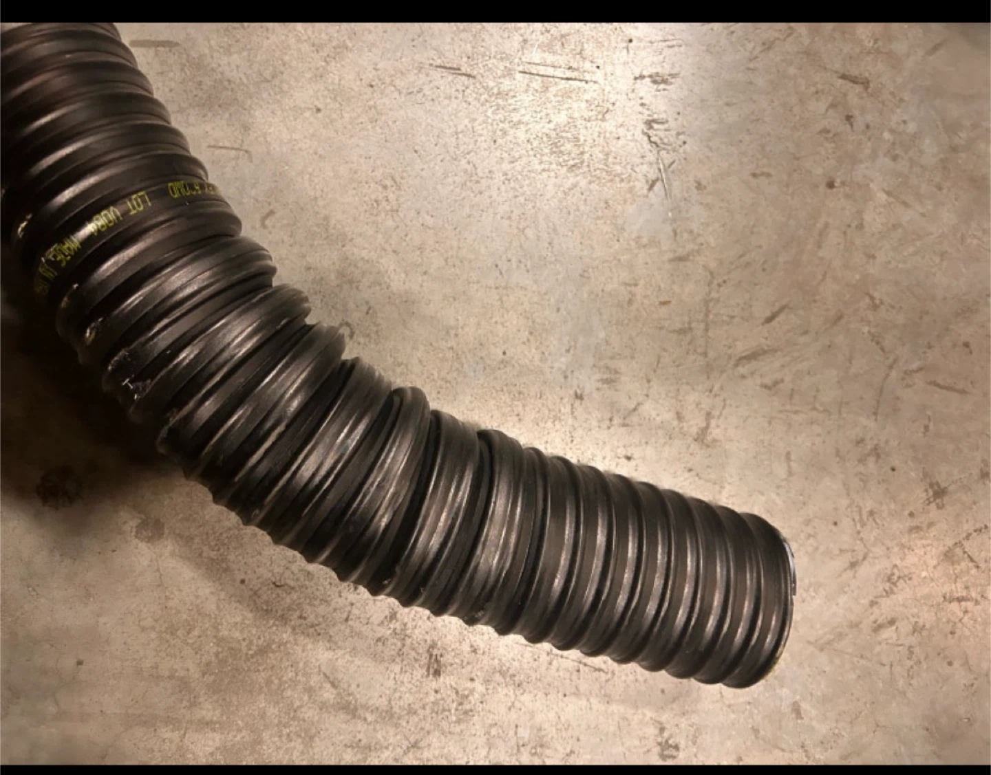 Black Corrugated Drainage Pipe - 3 inch Diameter
