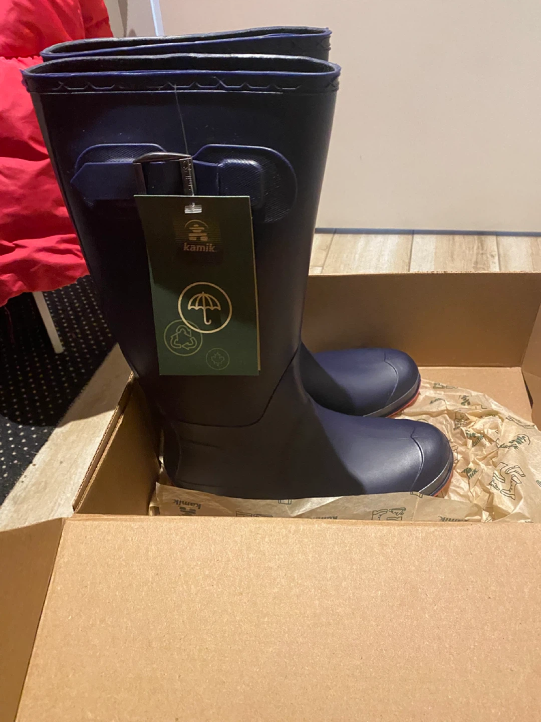 NEW Kamik Women's Rain Boots - Navy - Size 7