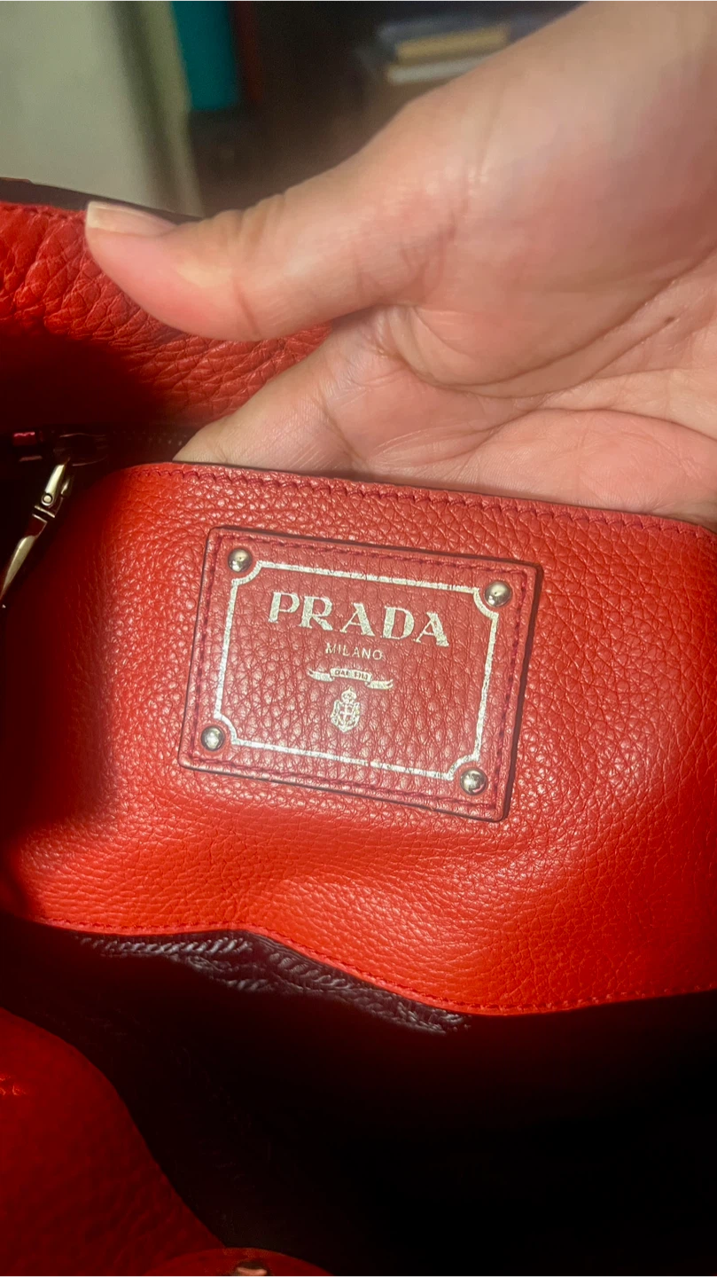 Prada Red Leather Handbag - photo 3