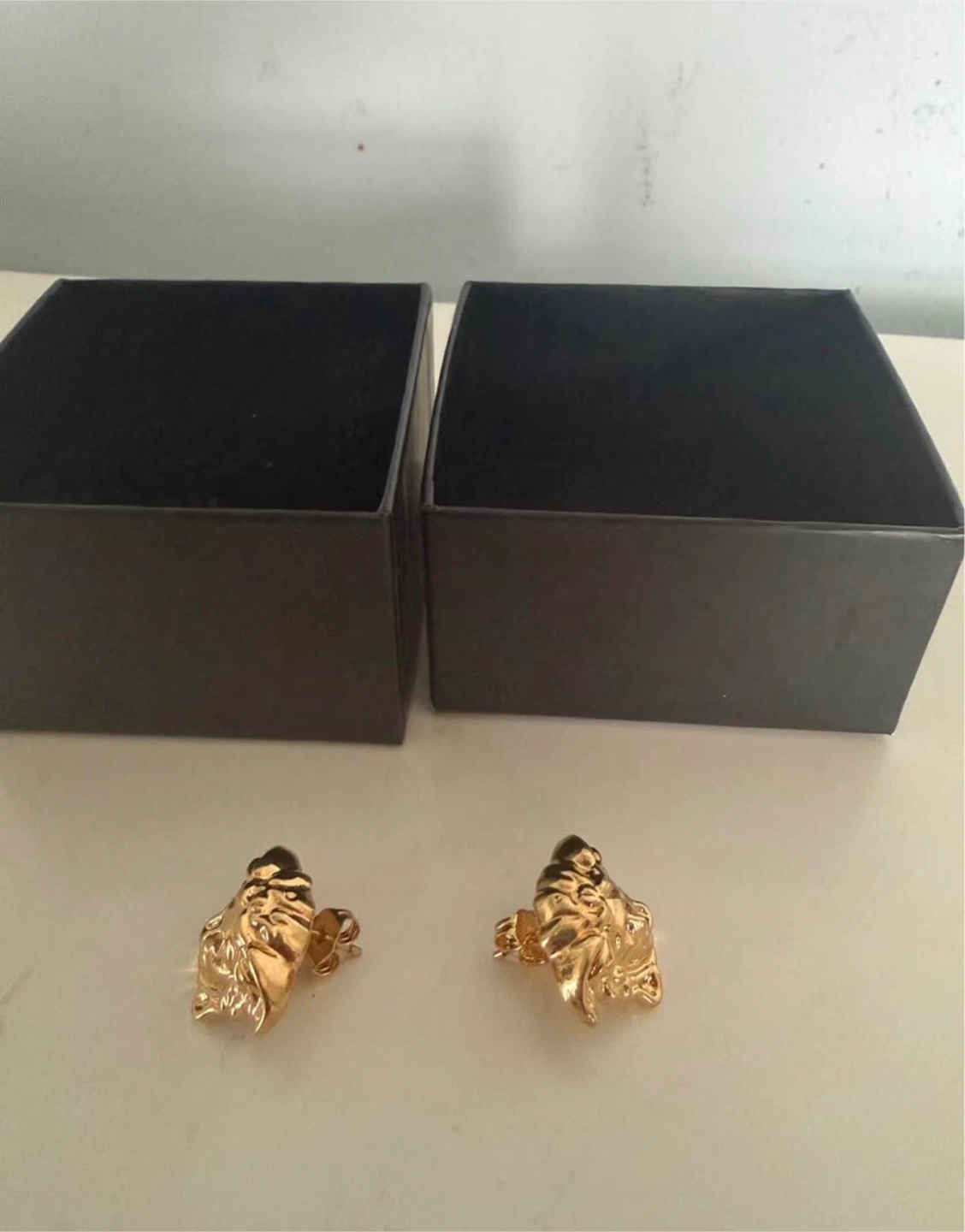 Versace Medusa Head Earrings