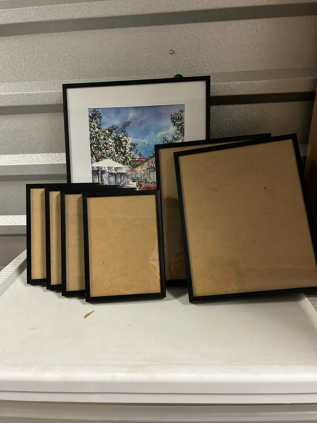 Set of 6 Black Picture Frames