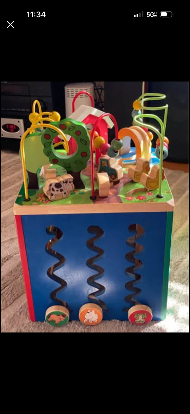 Wooden Activity Cube Toy - photo 4