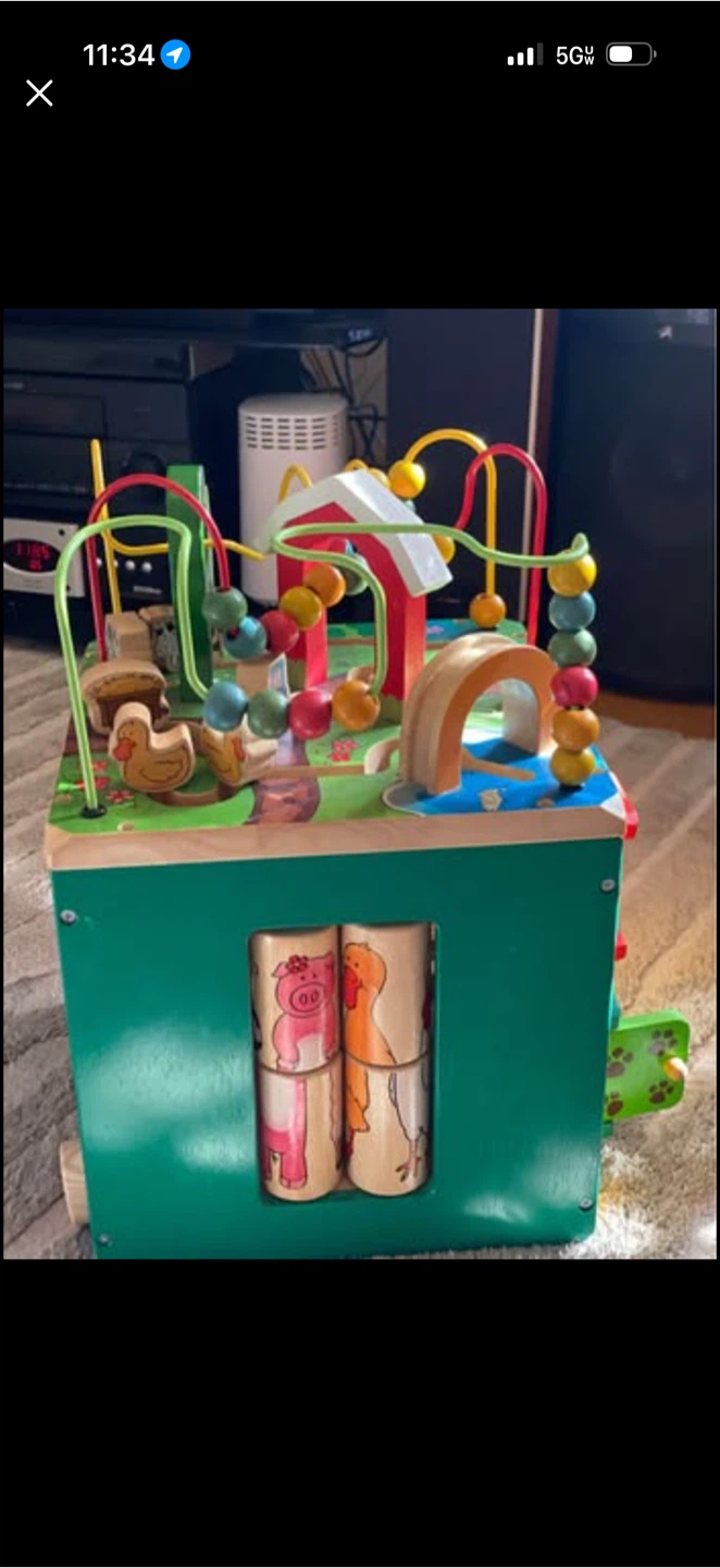Wooden Activity Cube Toy - photo 3