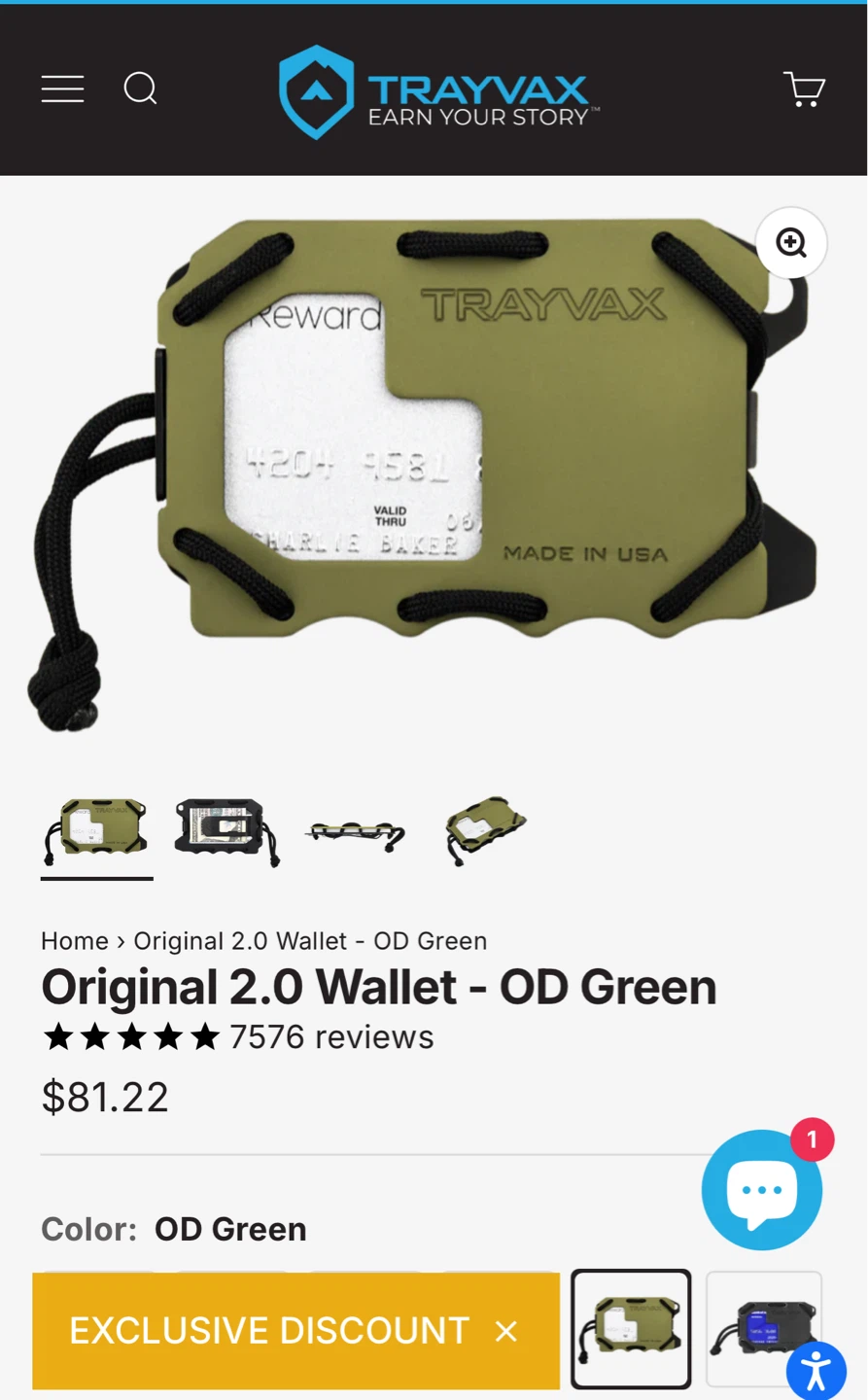 Trayvax Wallet like brand new retail 80+tex - photo 3