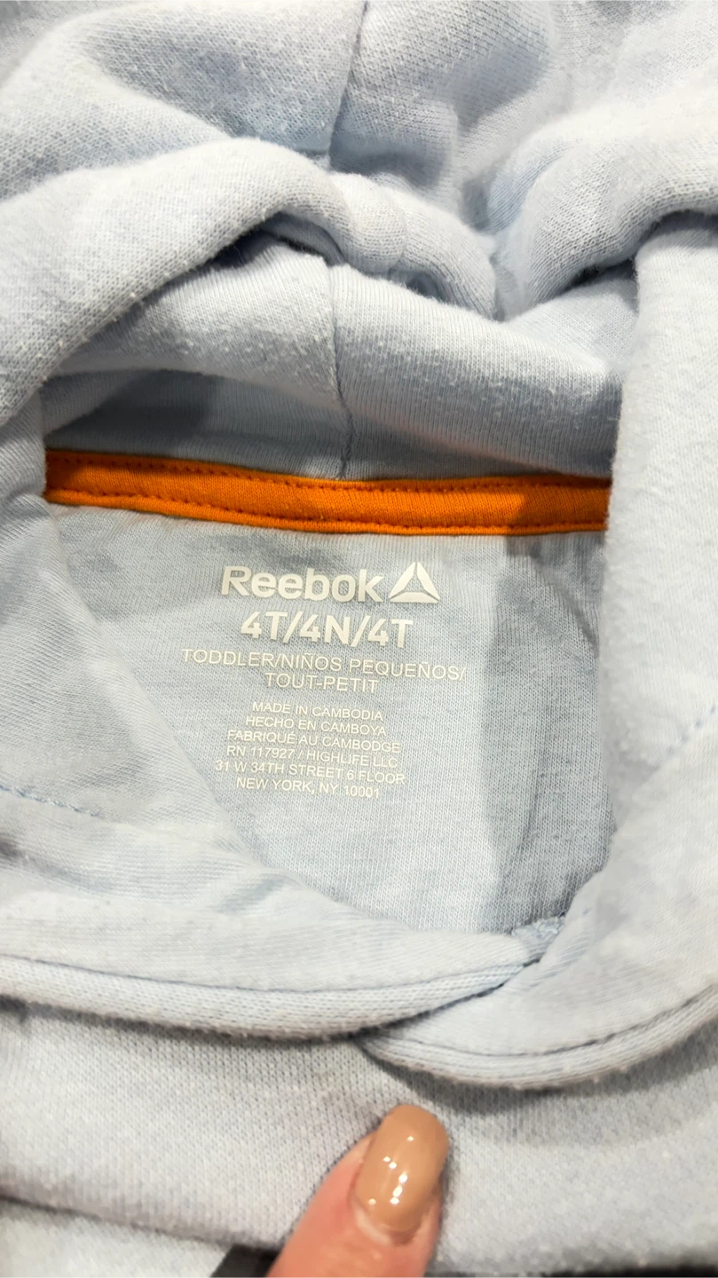 Reebok Toddler Hoodie and Pants Set Size 4T - photo 2