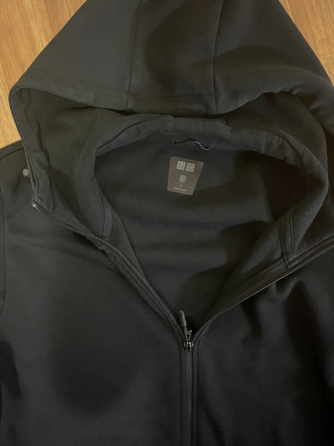 Uniqlo Black Full Zip Hoodie - photo 2