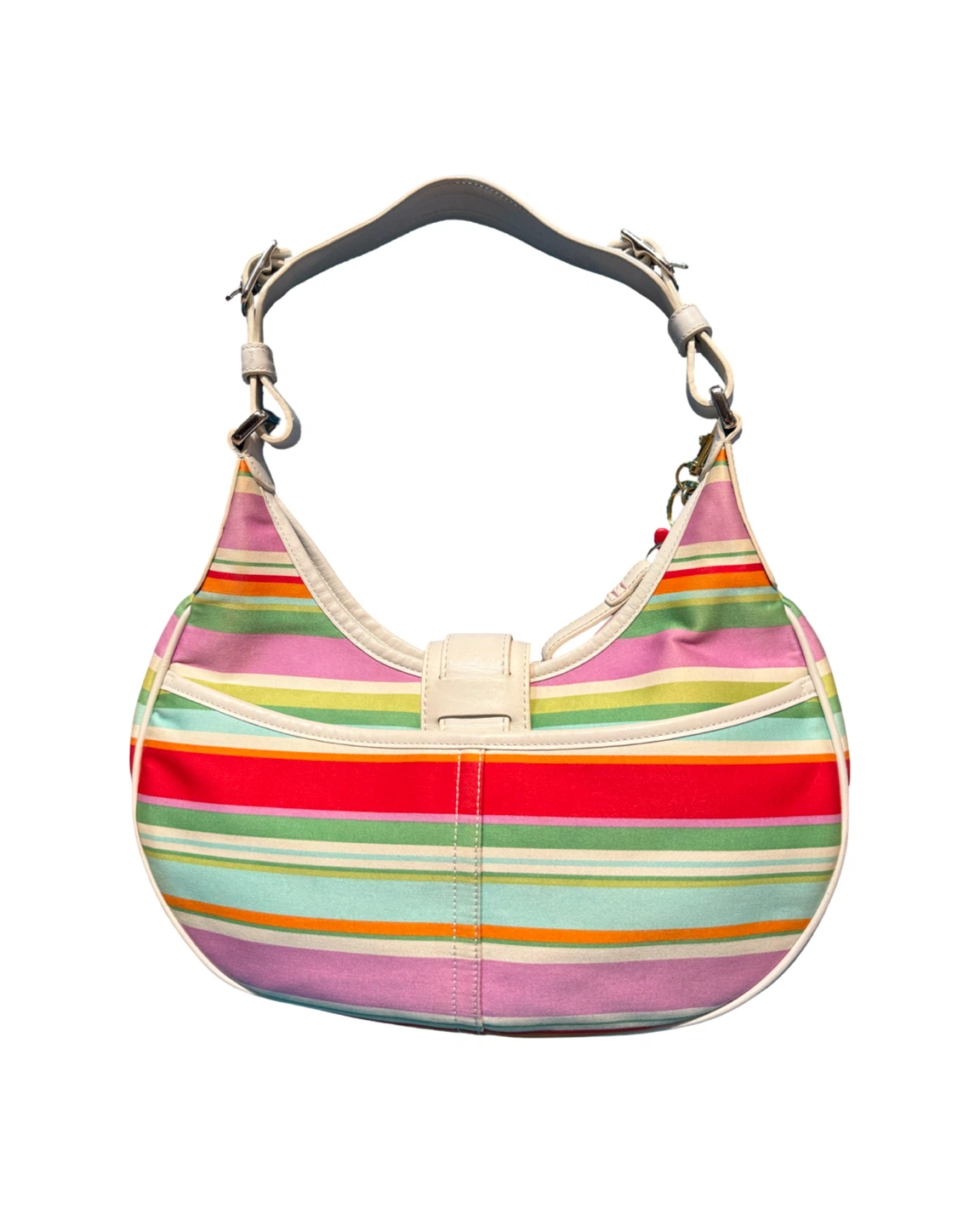 Y2K Coach Striped Large Hobo Bag - photo 5
