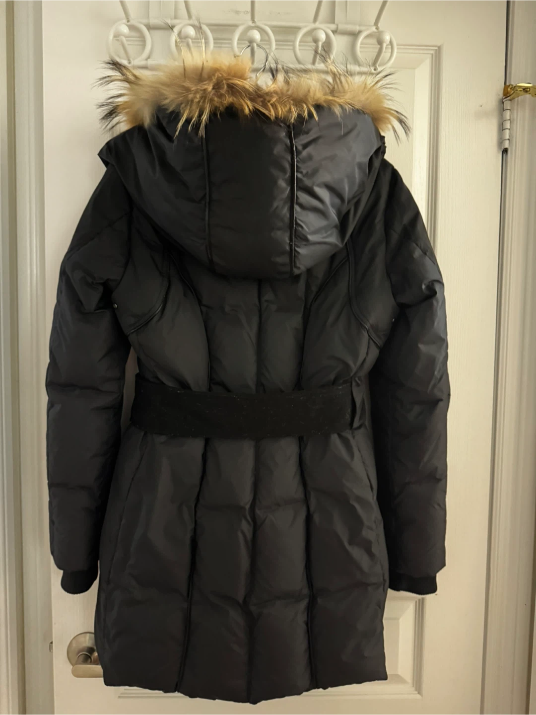 Bedo Black Down & Feather Jacket – Medium – Like New - photo 3