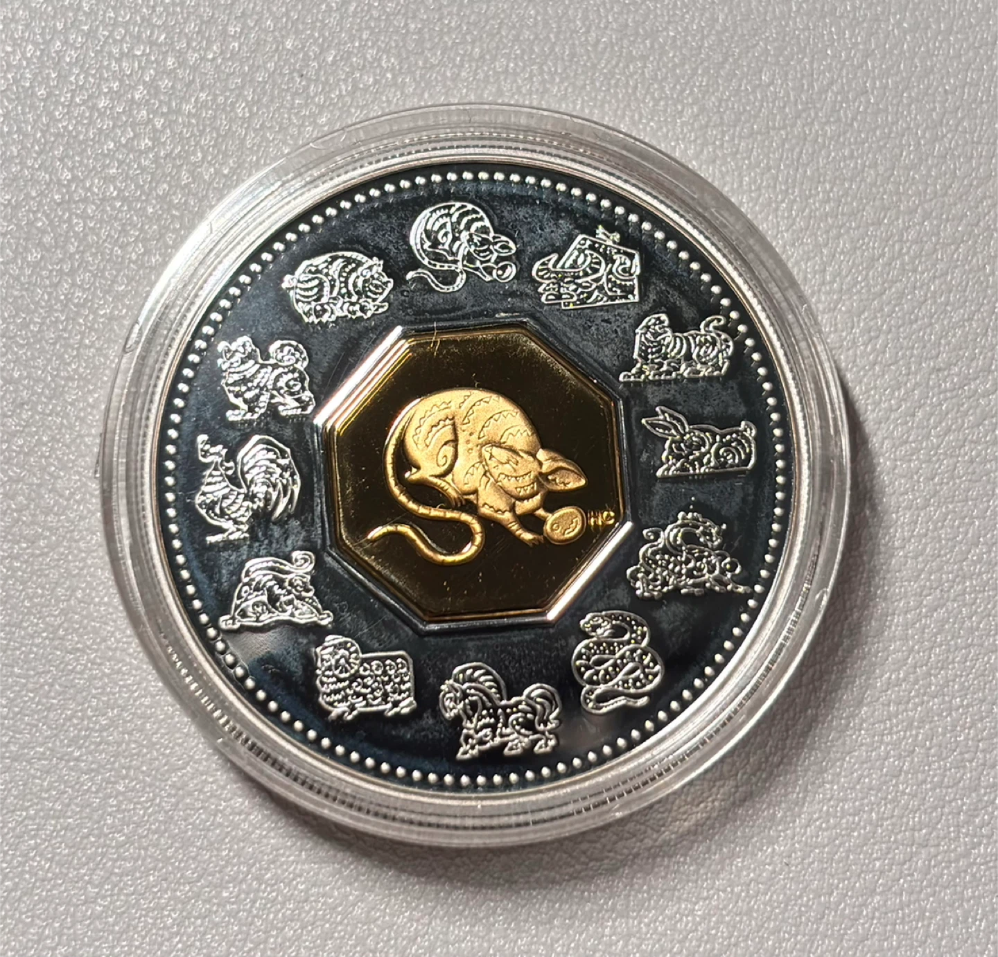 2008 Canada - 15 Dollars Lunar Coin - Year of the Rat - photo 3