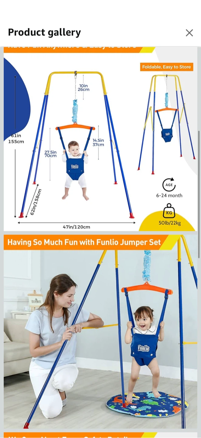 Baby Jumper with Stand — NEW (Open Box) - photo 3