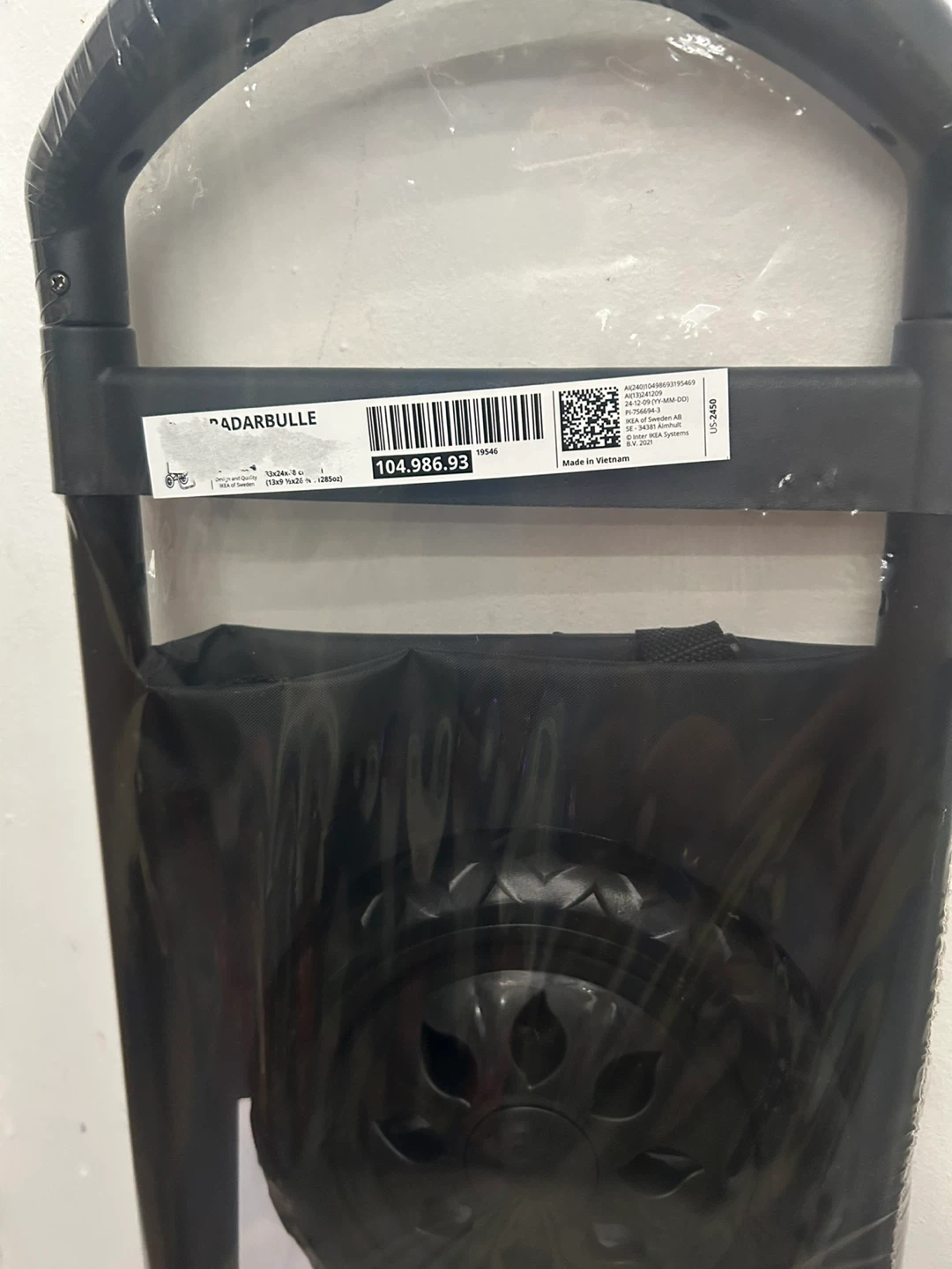New IKEA RADARBULLE Black Shopping Trolley🥕 - photo 2
