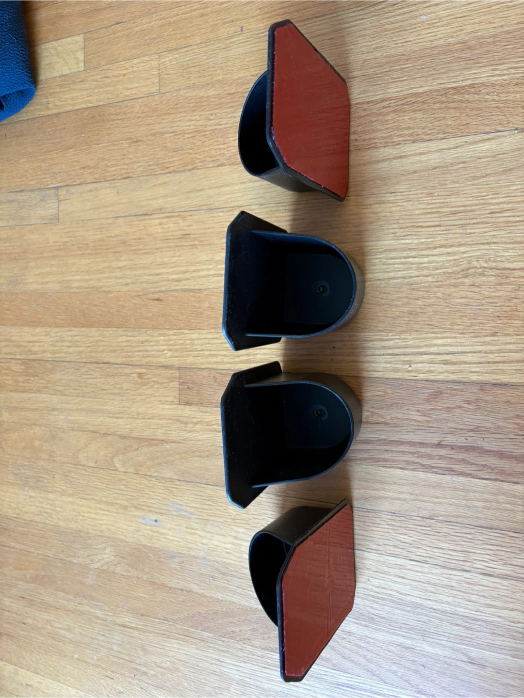 Set of 4 Black Adhesive Organizers - photo 2