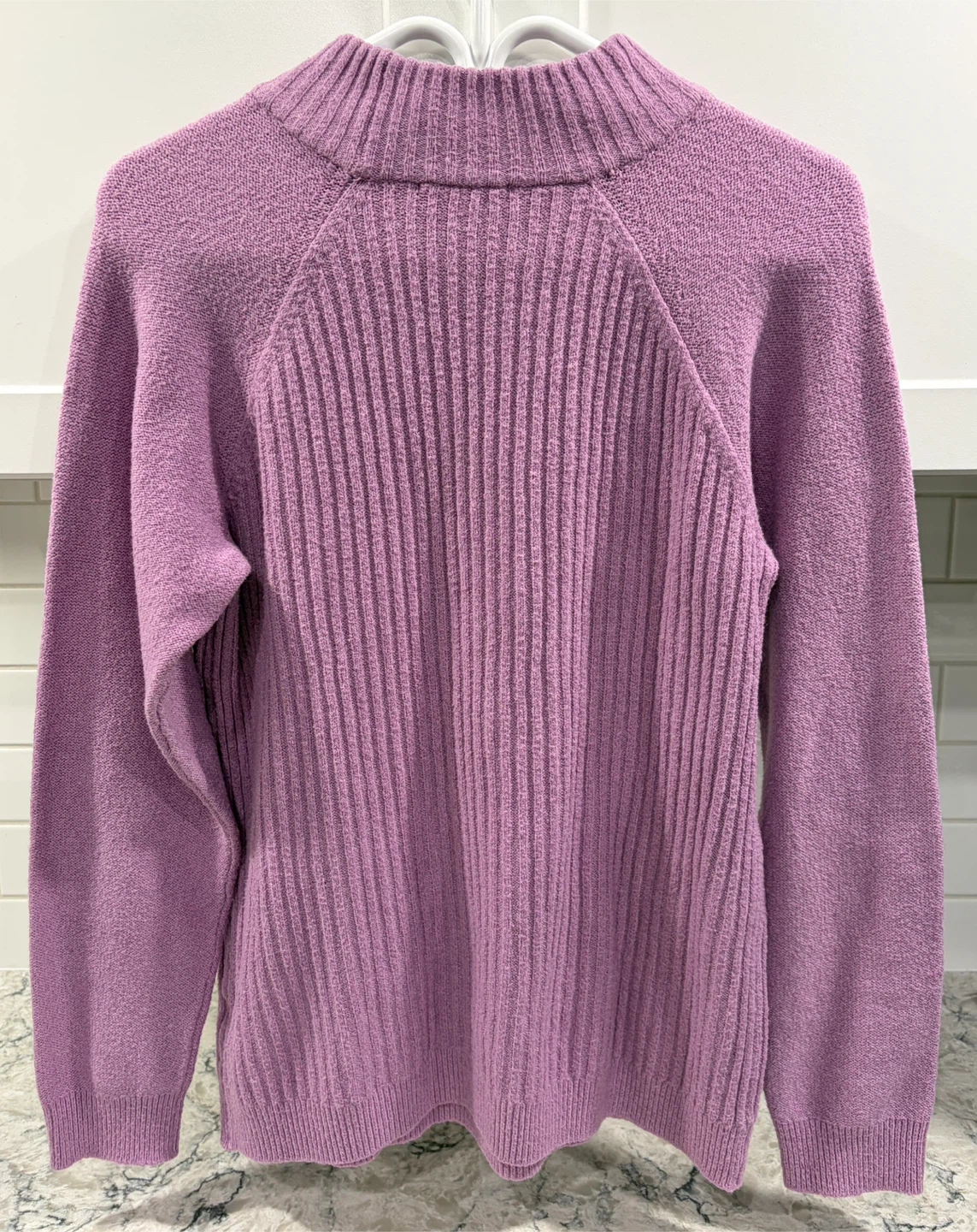 Women’s Purple Cable Knit Sweater(Northern Reflections) (Size L) - photo 2