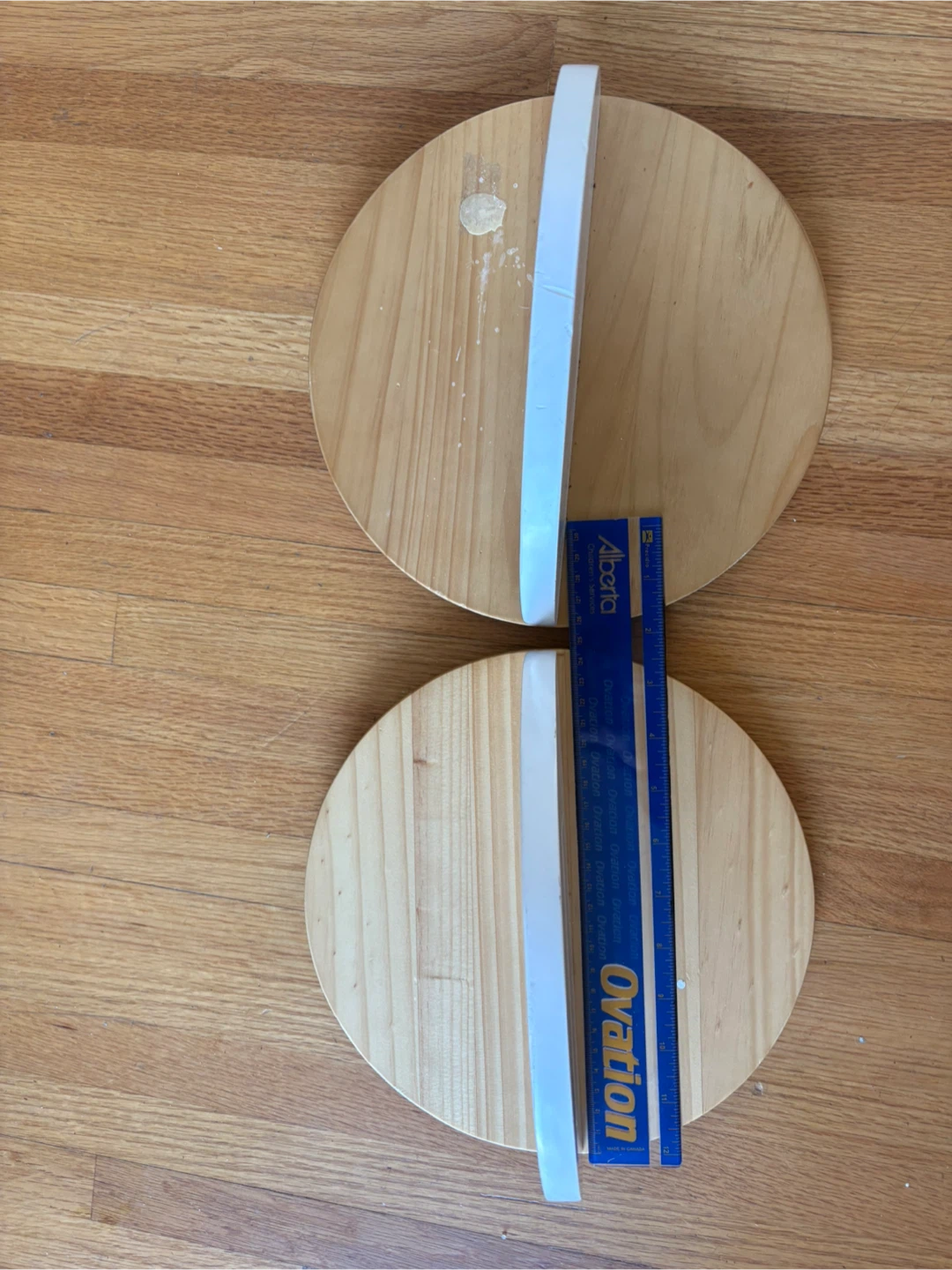 Ovation Wood Round Shelves (Set of 2)