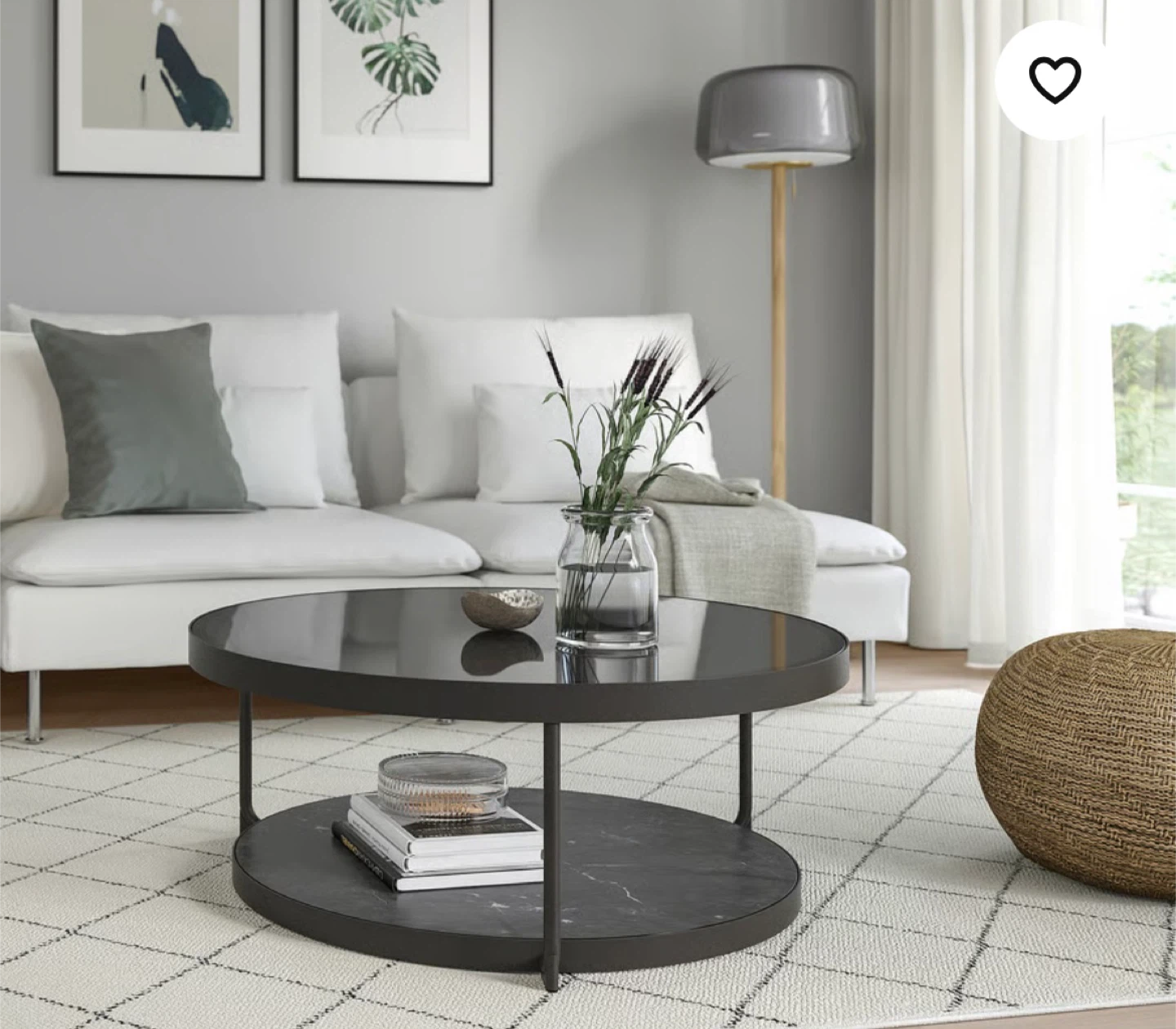 Black sleek Coffee Table