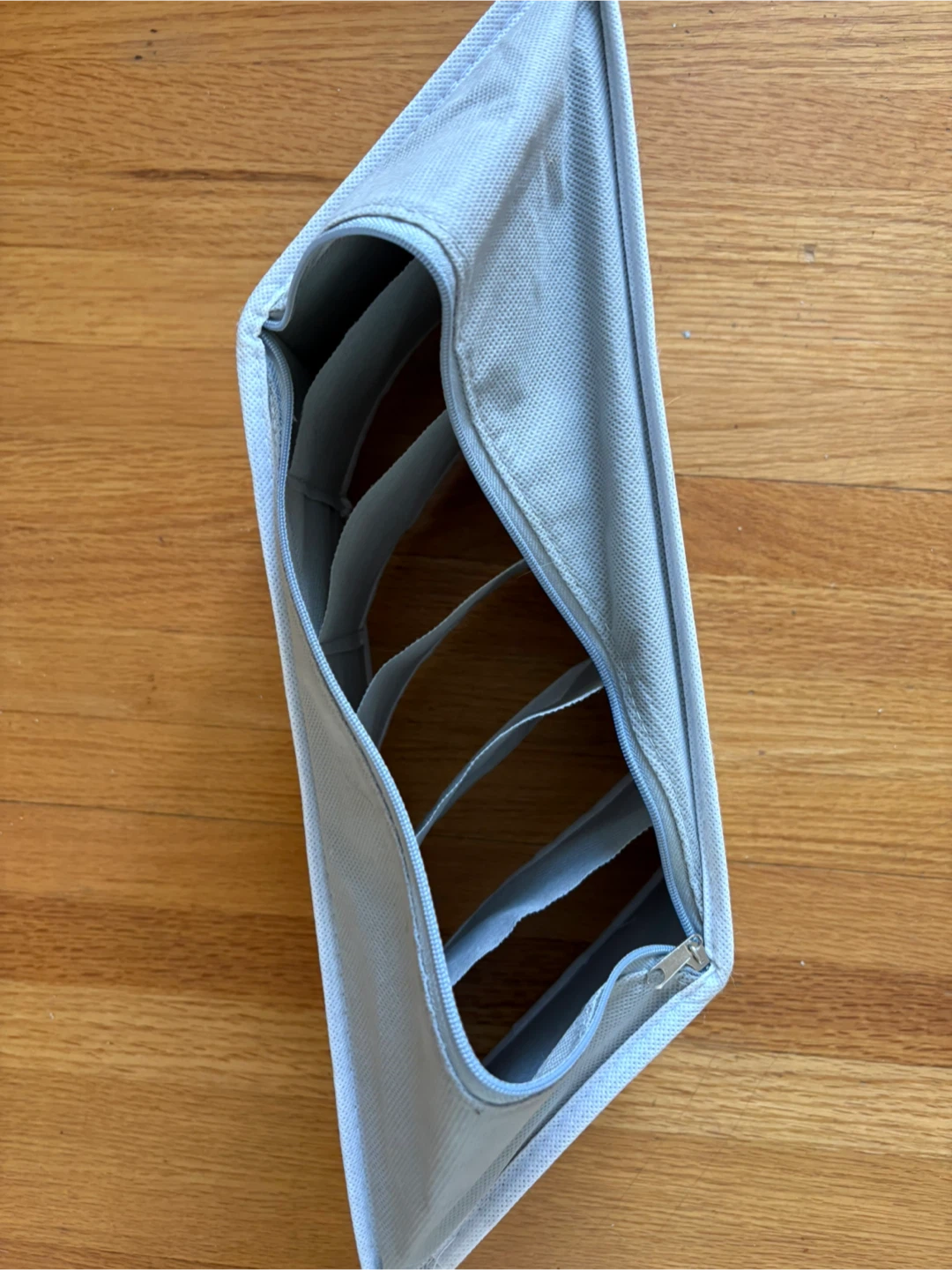 Grey 6-Compartment Fabric Storage Organizer - photo 3
