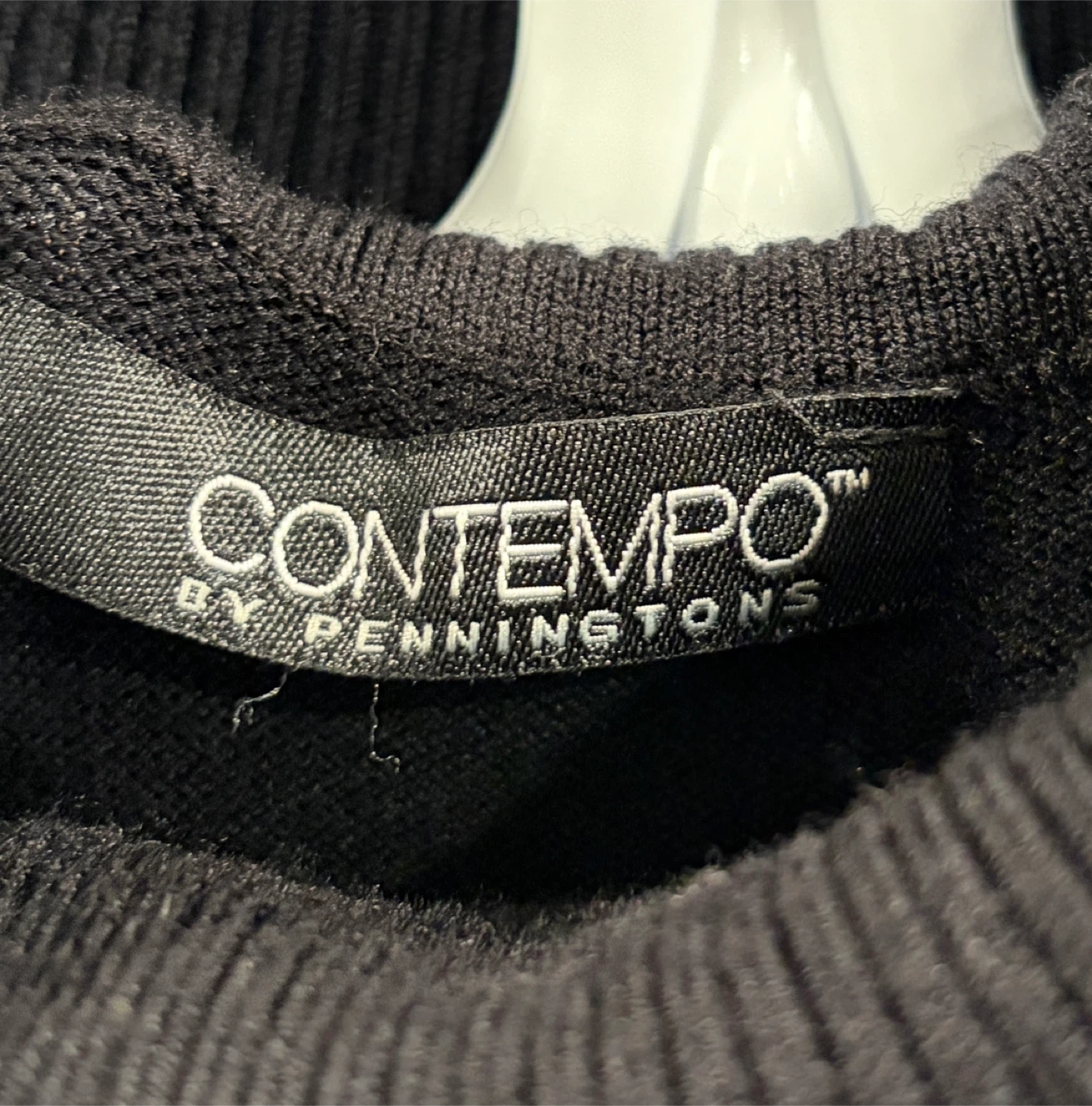 Women’s Black Turtleneck Sweater (Contempo by Penningtons) - photo 3