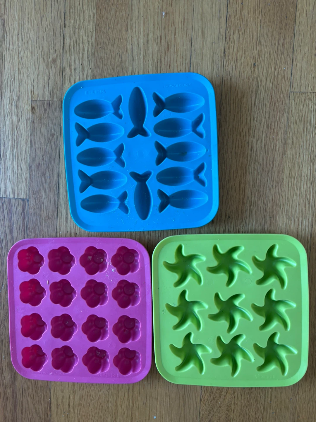 Silicone Molds - Fish, Flowers, Starfish Shapes