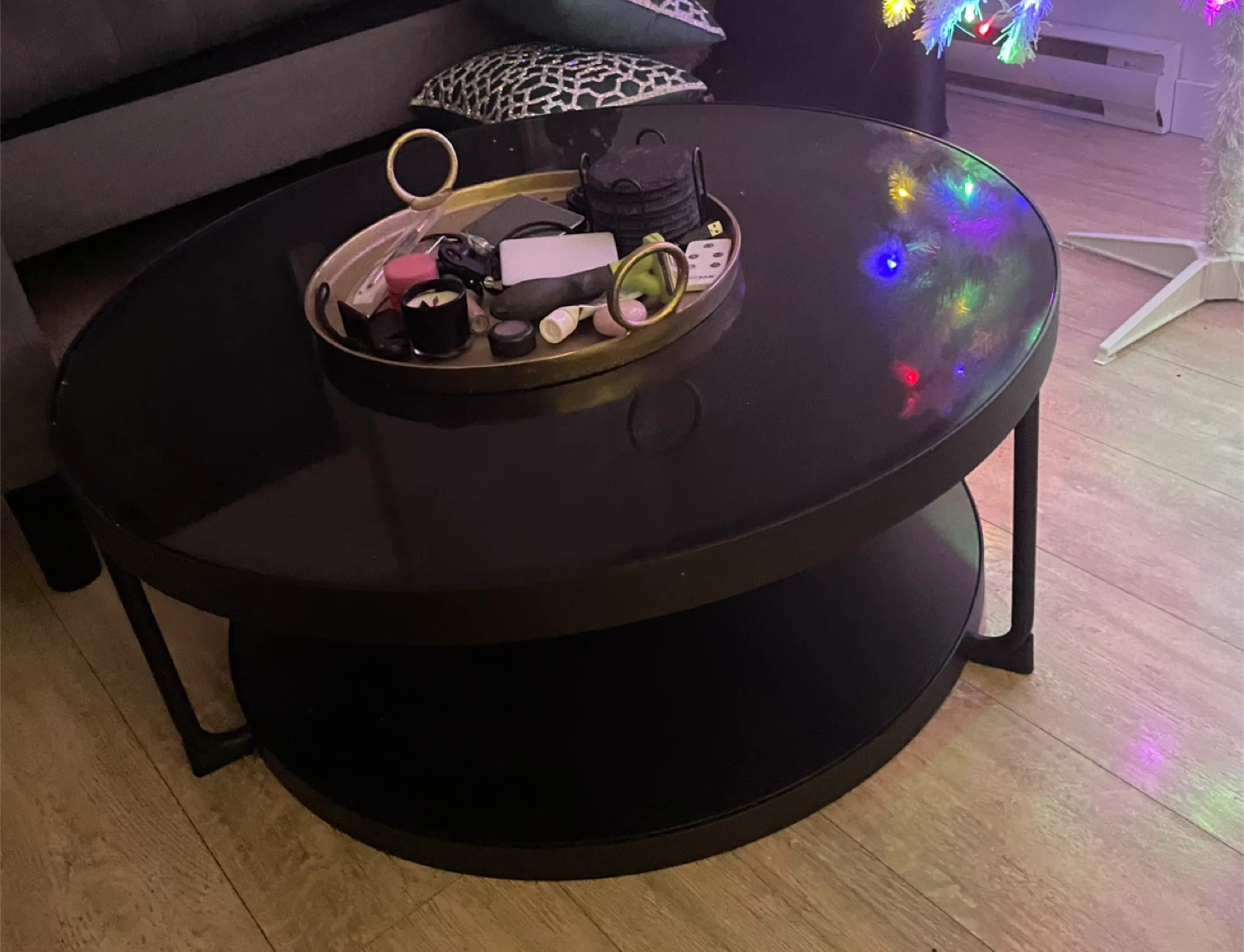 Black sleek Coffee Table - photo 4