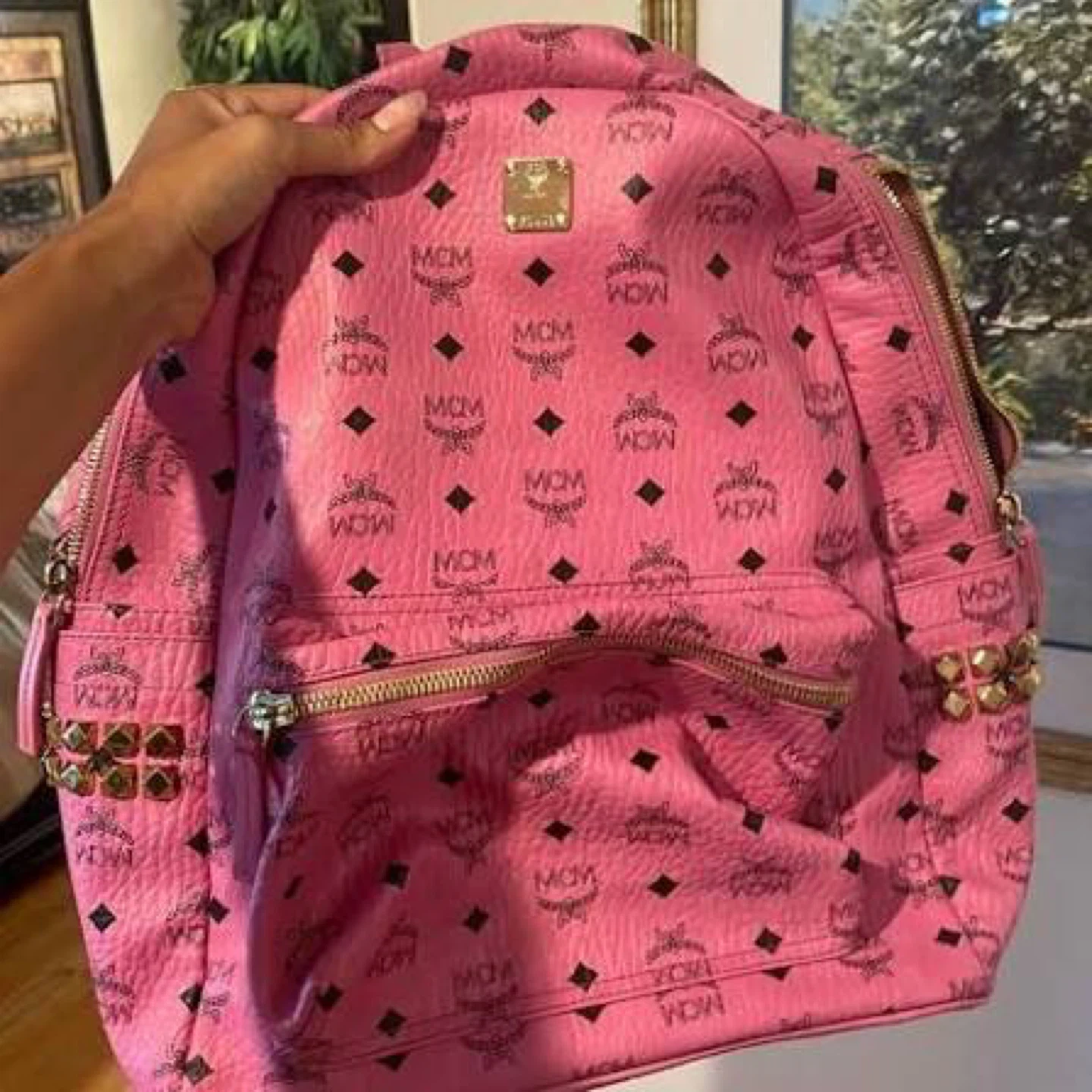 Women’s Hot pink MCM Backpack!!!! - photo 2