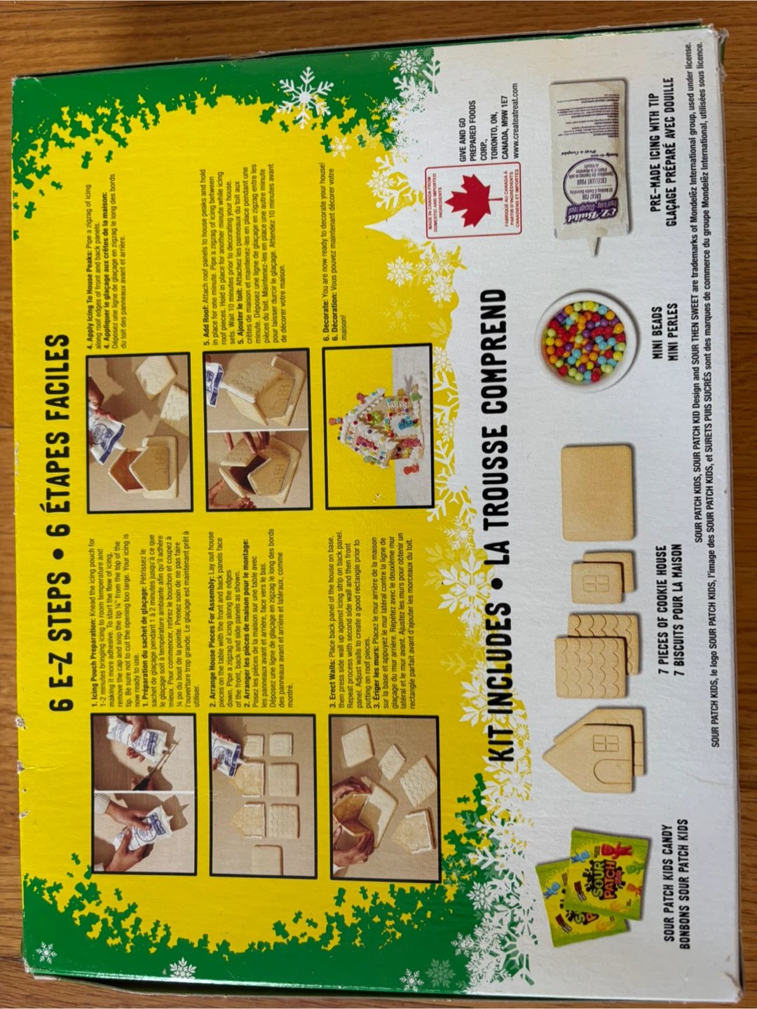 Christmas socks and Sour Patch Kids Holiday Cookie House Kit - photo 3