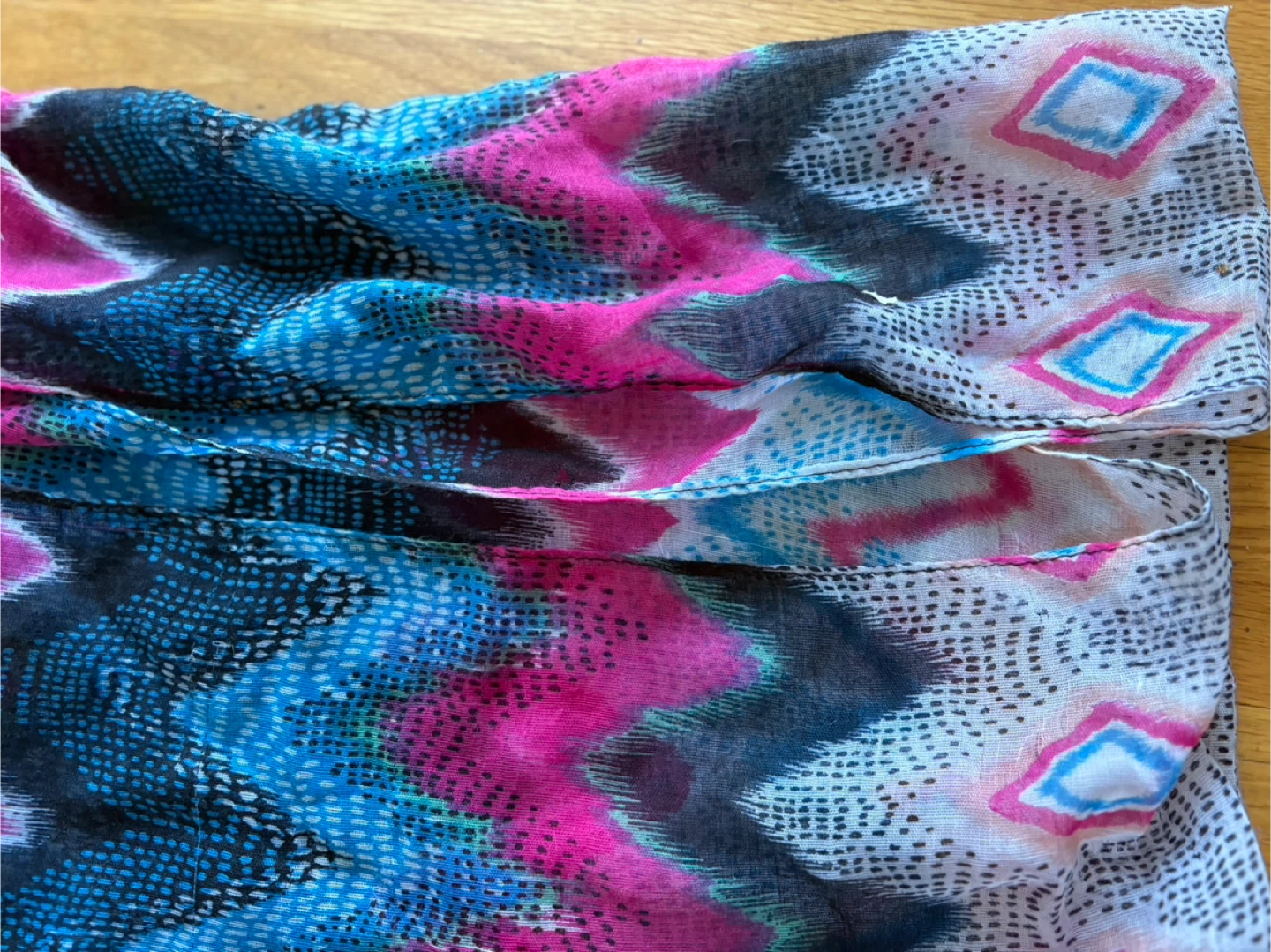 Colorful Patterned Scarf - photo 3