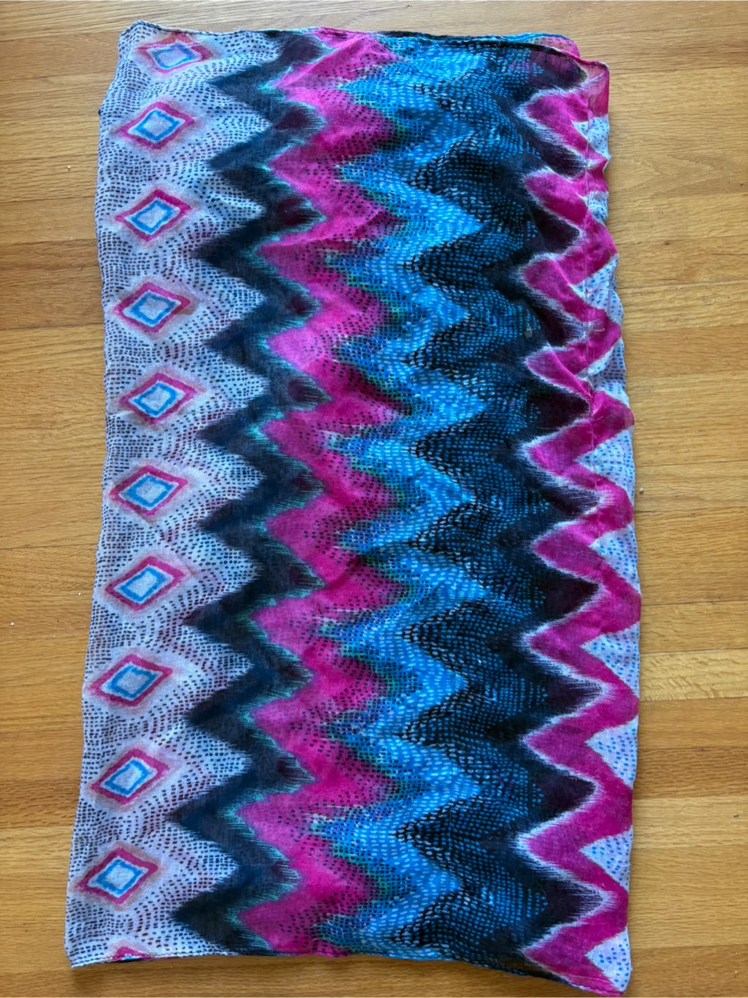 Colorful Patterned Scarf