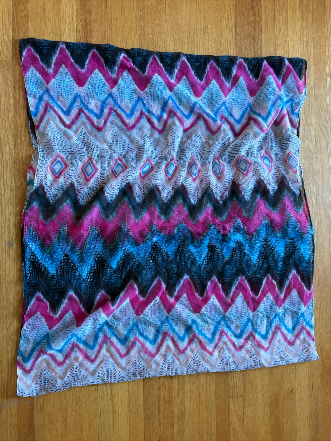 Colorful Patterned Scarf - photo 2