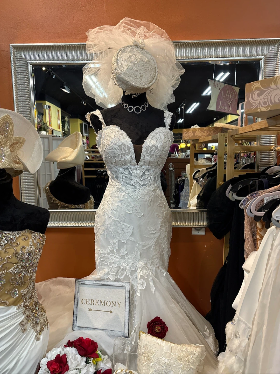 White Lace Wedding Dress