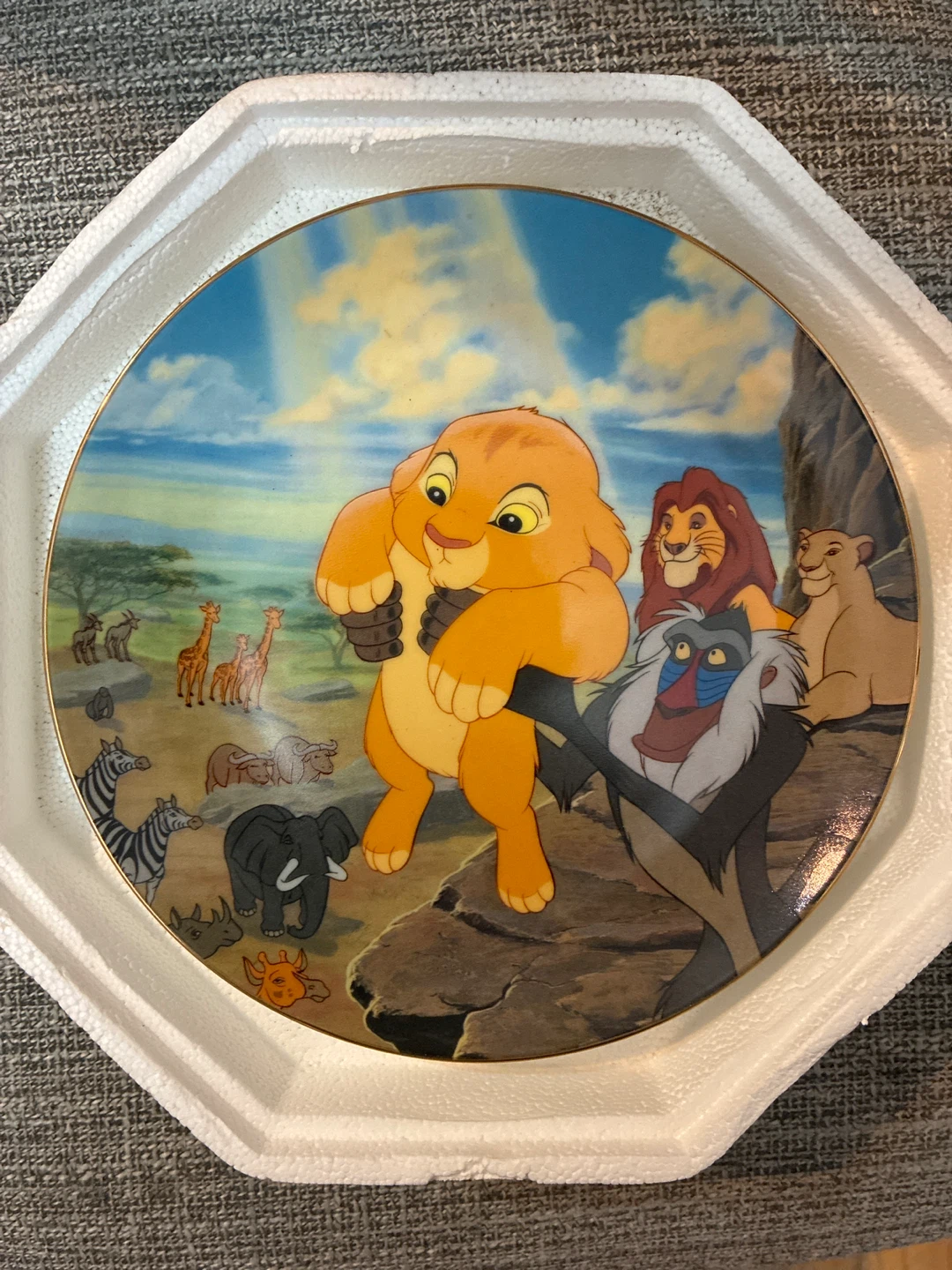 Disney The Lion King "The Circle of Life" Collector's Plate