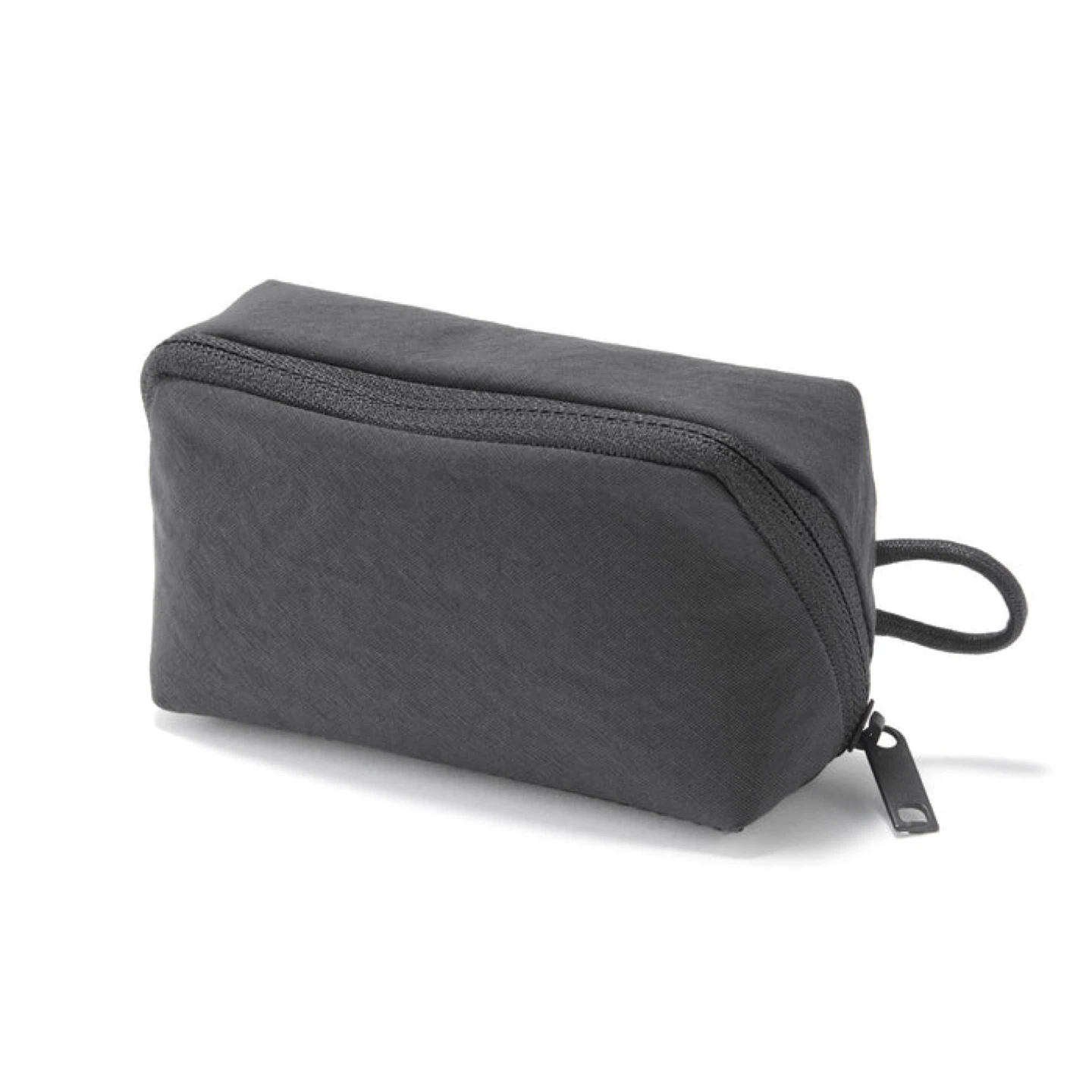 2 Pieces_Muji Waterproof Wrinkle Nylon Wide-Open Pouch_Black_NWT - photo 3