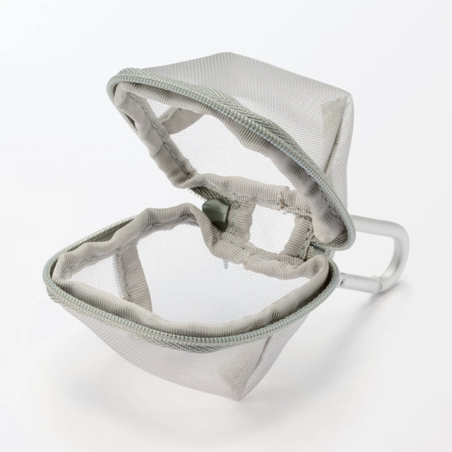 Muji Nylon Mesh Compact Pouch_Gray_NWT - photo 5