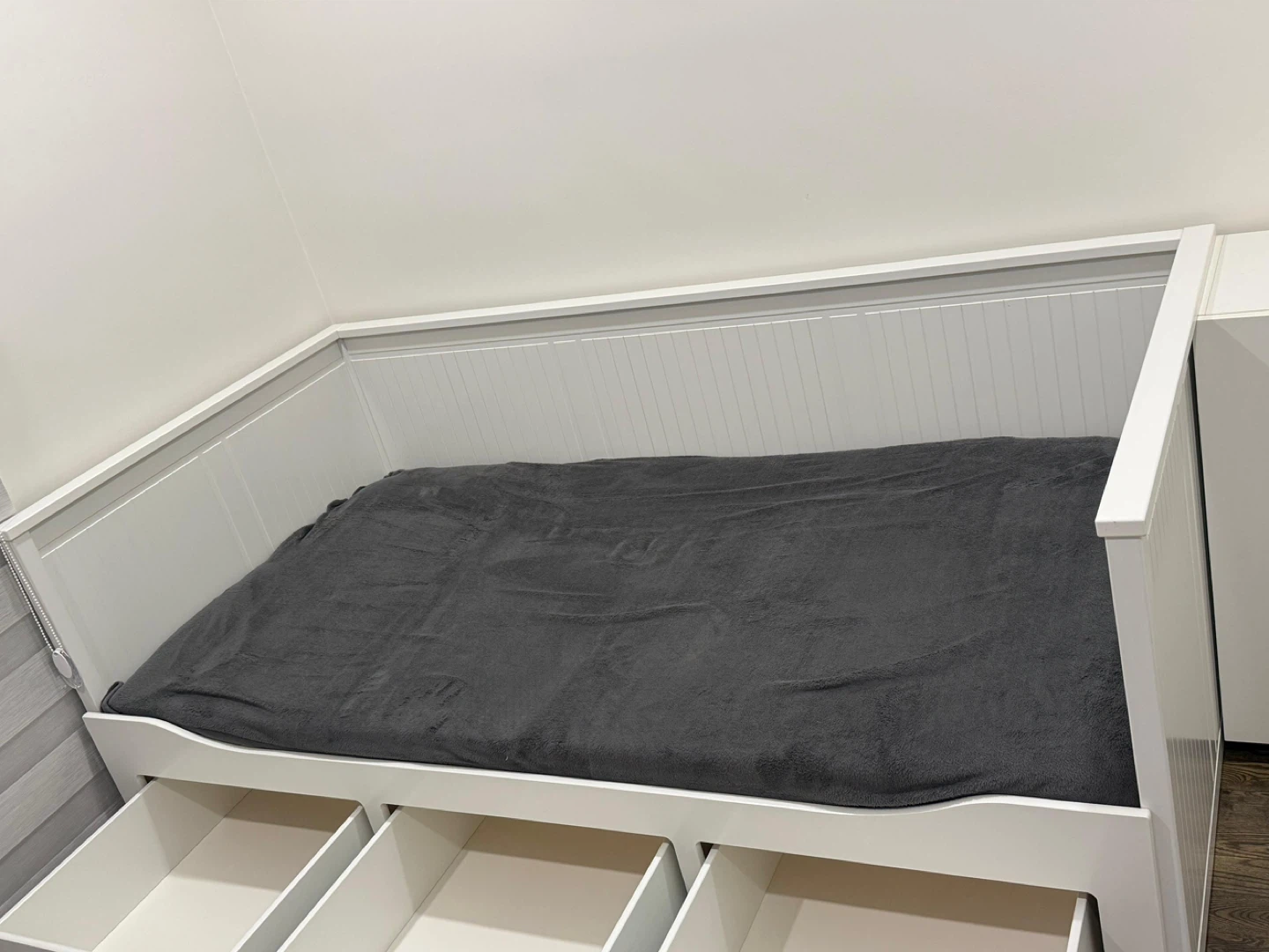 İkea White Daybed with 3 Storage Drawers - photo 2