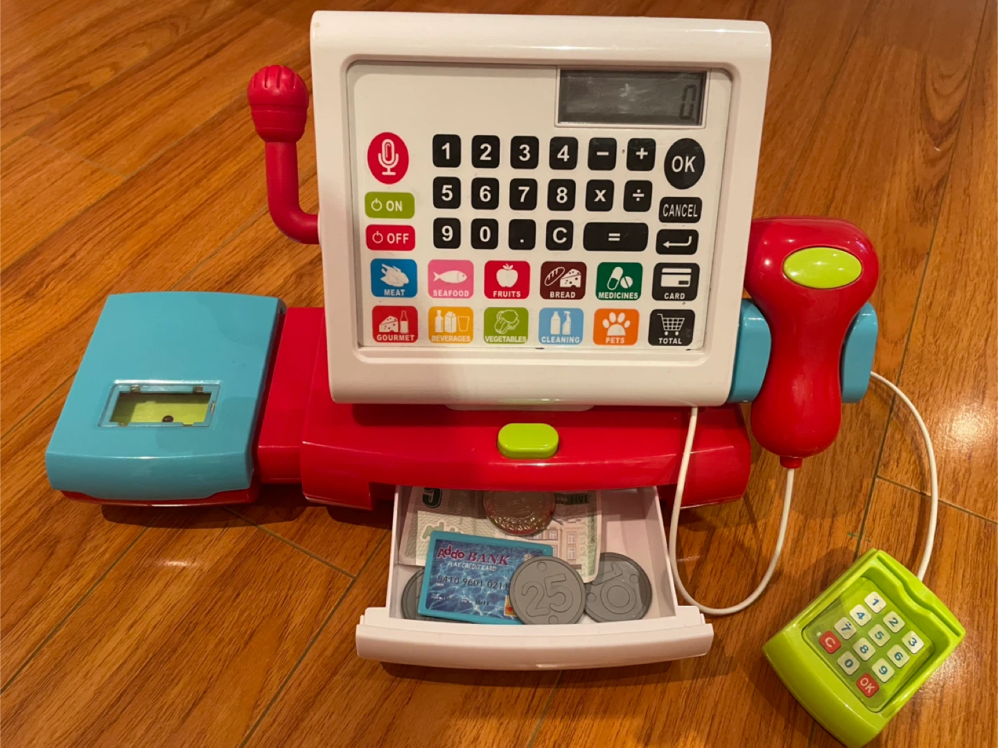 Kids Toy Cash Register with Accessories